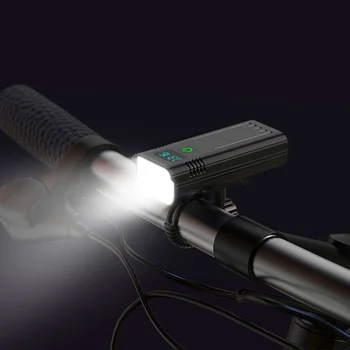 10000mAh bisiklet ışığı USB Şarj Edilebilir 8 * T6 LED el feneri Bisiklet İşık Ön Bisiklet MTB Yol Far Alüminyum Su Geçirmez