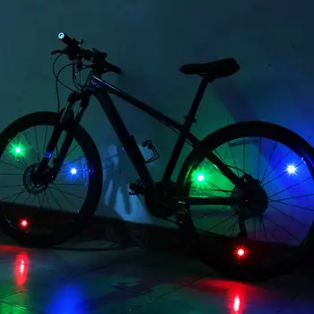 Açık Bisiklet bisiklet ışık Bisiklet Bisiklet Konuştu Tel Lastik Lastik tekerlek ışığı lambası renkli